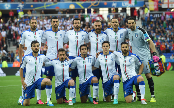 Italy beats Belgium 2-0 during UEFA Euro 2016