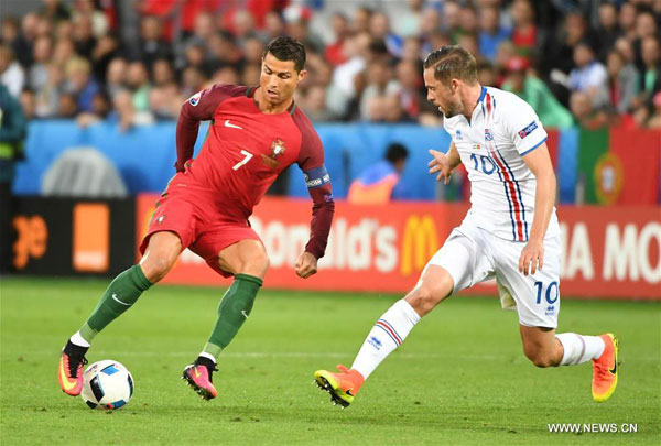 Giants Portugal held 1-1 by minnows Iceland in EURO 2016 Group F