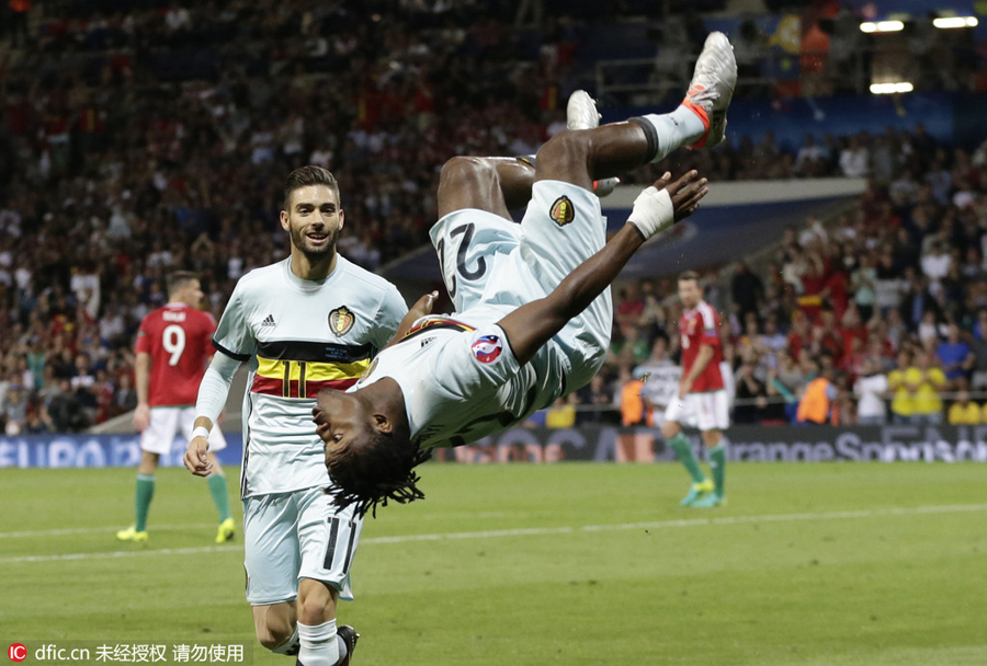 Belgium beat Hungary 4-0 to reach Euro 2016 quarterfinals