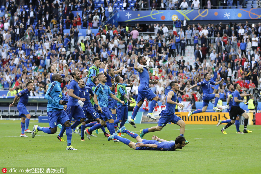 Italy take revenge to send Spain packing with 2-0 win