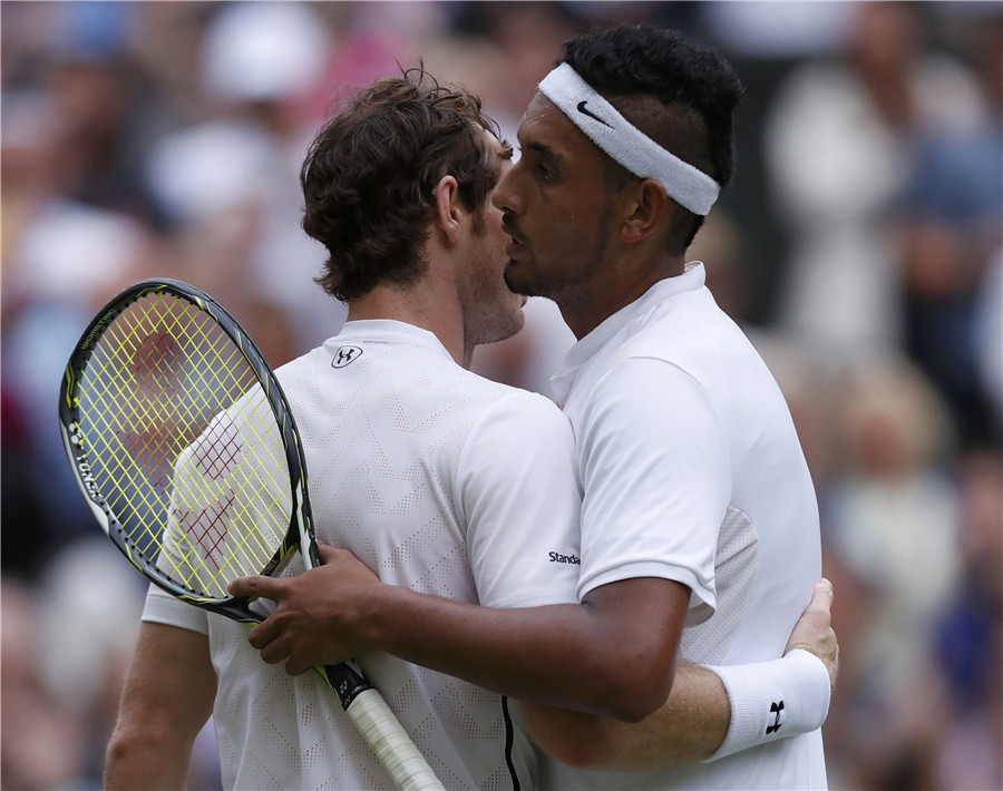 Wimbledon: Murray downs Kyrgios; Serena powers into quarters