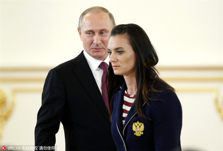 Olympic ban upheld, Isinbayeva mourns 'funeral of athletics'