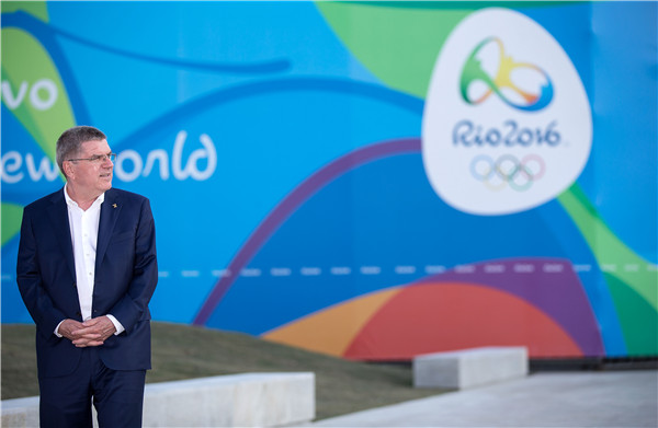 IOC's Bach confident Rio will solve problems before Games