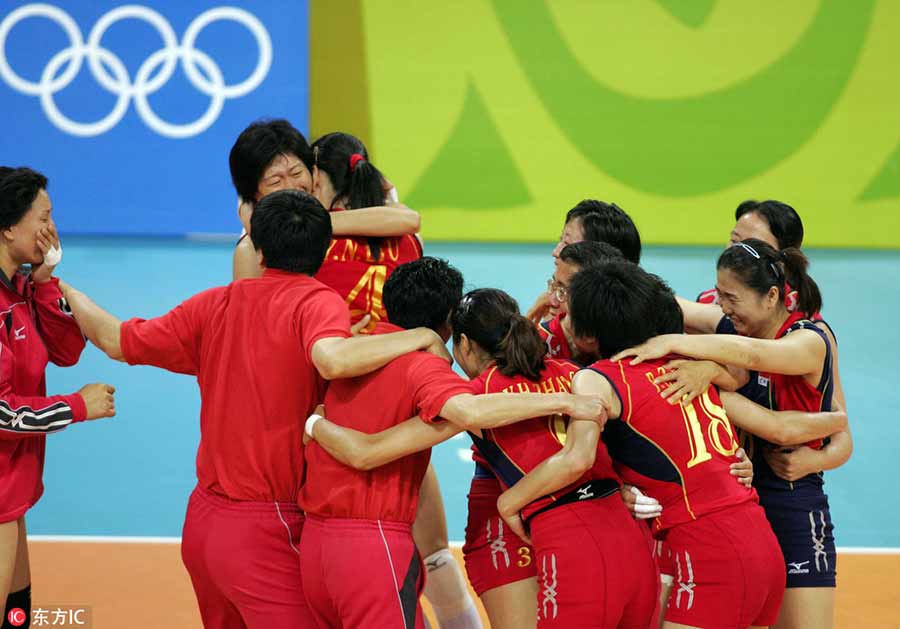 Chinese volleyball team: Golden moments