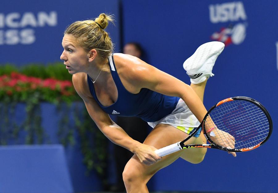 Serena Williams beats Simona Halep 2-1 at US Open