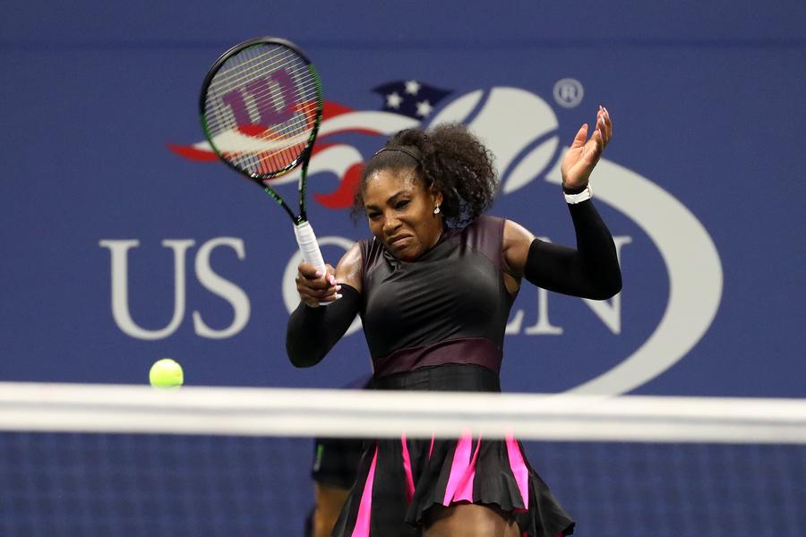 Serena Williams beats Simona Halep 2-1 at US Open