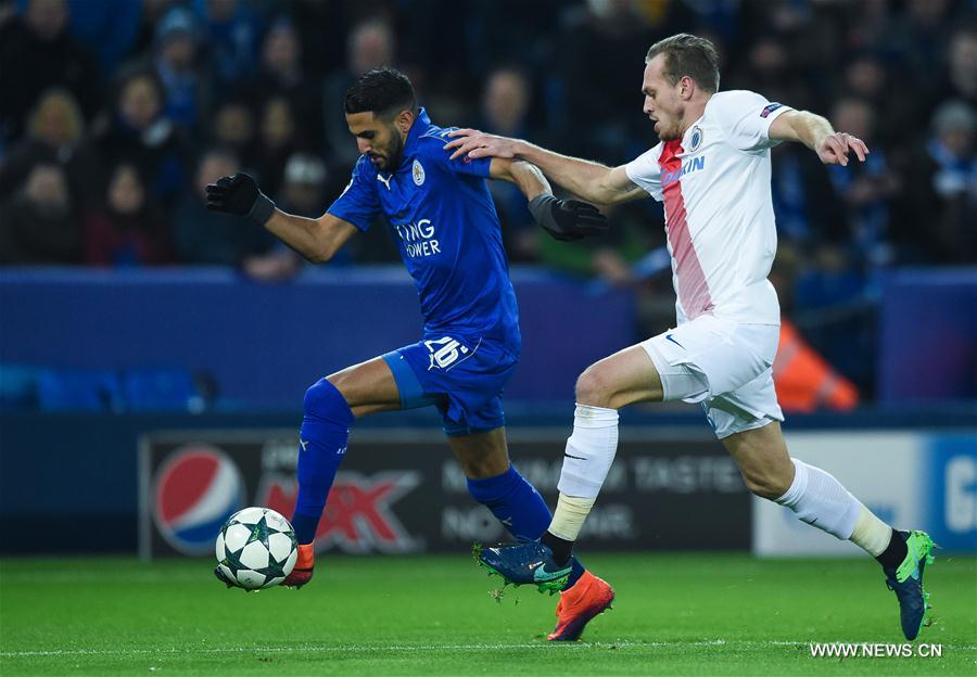 Leicester City down Club Brugge 2-1 in UEFA Champions League