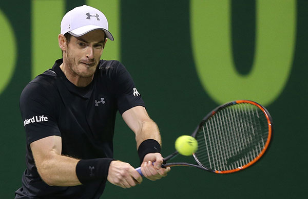 Djokovic and Murray through in Doha as oldies bow out