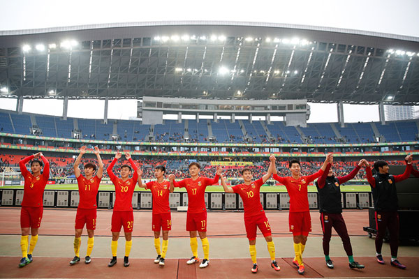 China beats Croatia after penalty shout-outs in China Cup