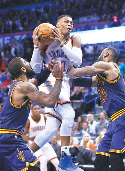 Cavaliers can't corral wild, wild Westbrook