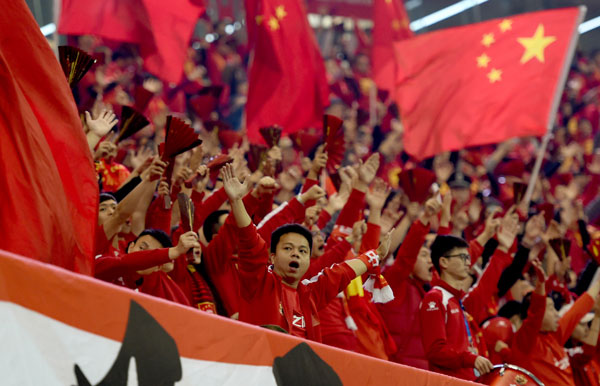 China edges South Korea 1-0 to keep World Cup hope alive