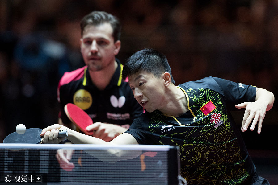 Chinese players dominate table tennis world champs