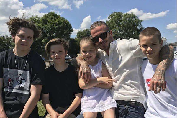 Brooklyn Beckham shares family photos on Instagram