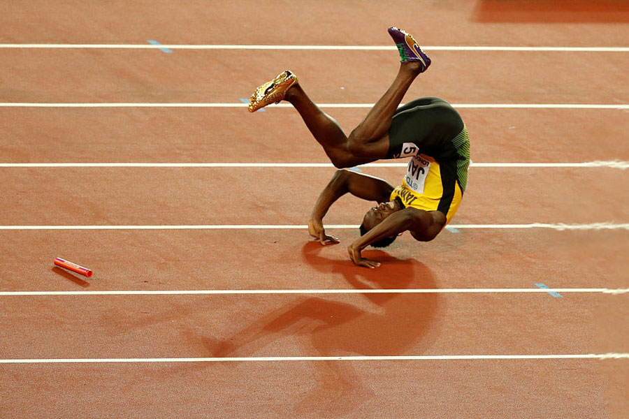 Sad endings for Bolt and Farah as China finished fourth in relay final