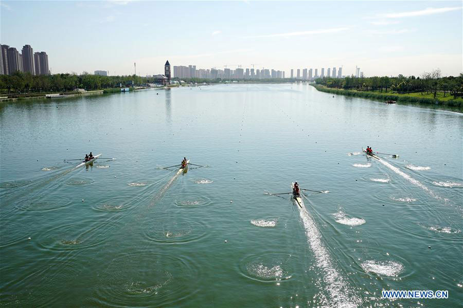 Highlights of rowing at 13th Chinese National Games