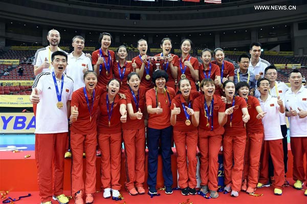 China beats Japan 3-1 to claim title at 2017 FIVB World Grand Champions Cup