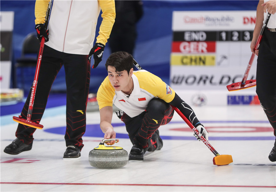 China beats Germany 7-4 in men's curling Olympic qualification