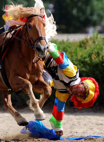 Colorful ethnic sports