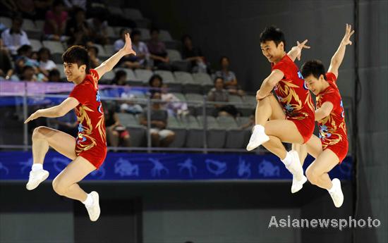 A testing aerobic workout for Universiade