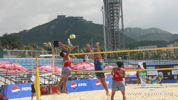 Moments from China Beach Volleyball tournament