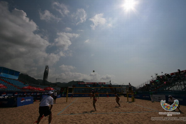 Moments from China Beach Volleyball tournament