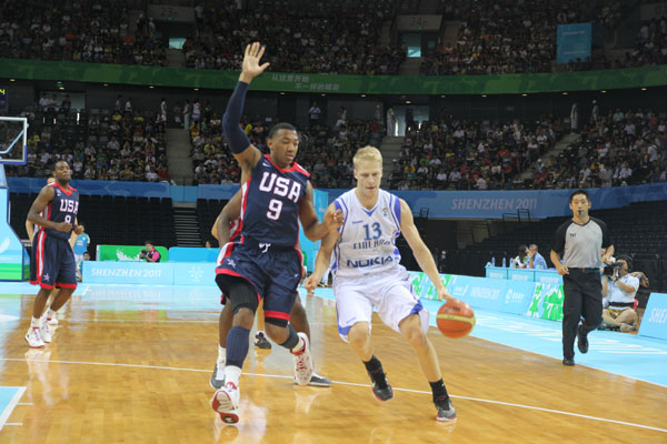 US beats Finland in basketball at Universiade