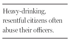 In Korea, drunkards test police