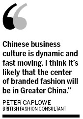 Global catwalk struts into China