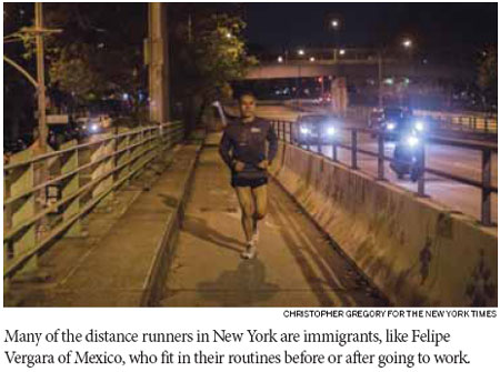 Immigrants' love of running