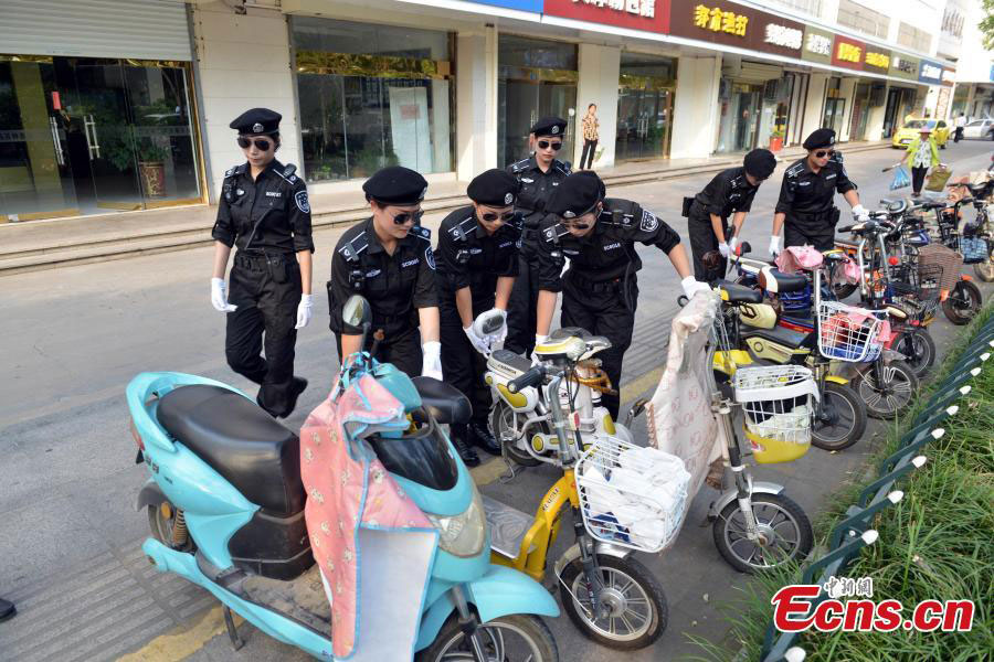 Jiangsu has first female chengguan unit on duty