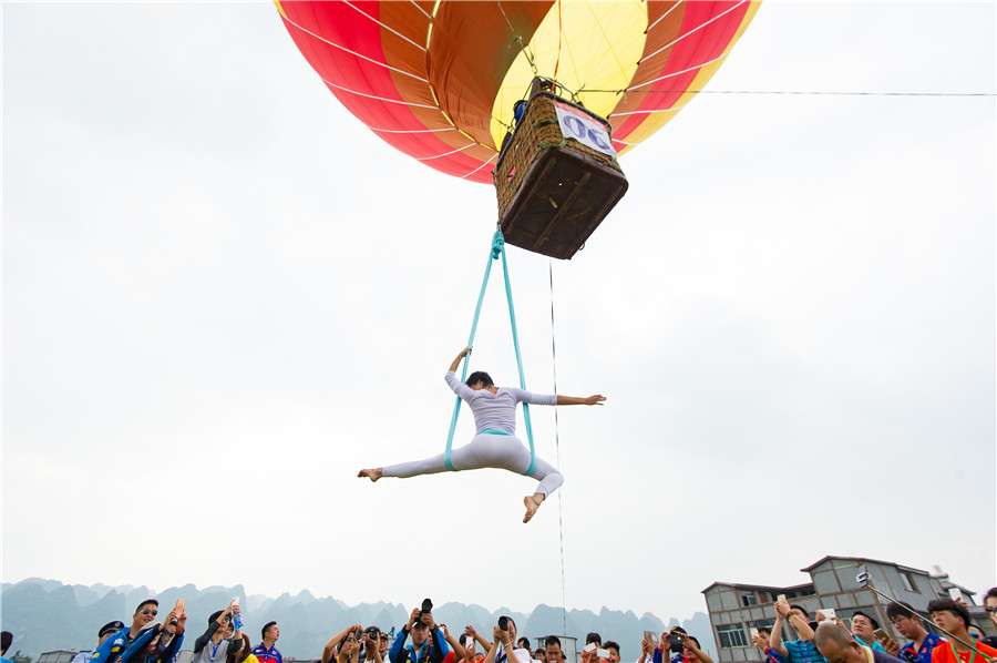 Airborne yoga