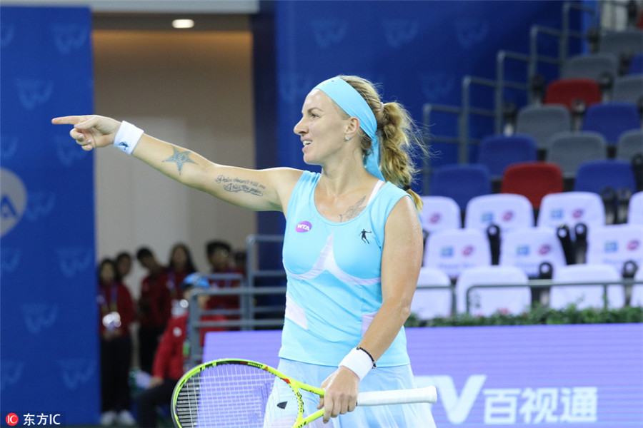 WTA Wuhan Open Round 3: Kvitova beats top-ranked Kerber