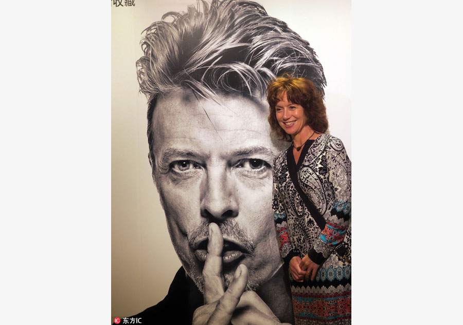 Rock star David Bowie's art collection exhibited in Hong Kong