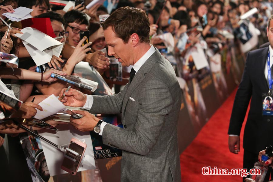 Benedit Cumberbatch's 'Doctor Strange' rocks Shanghai