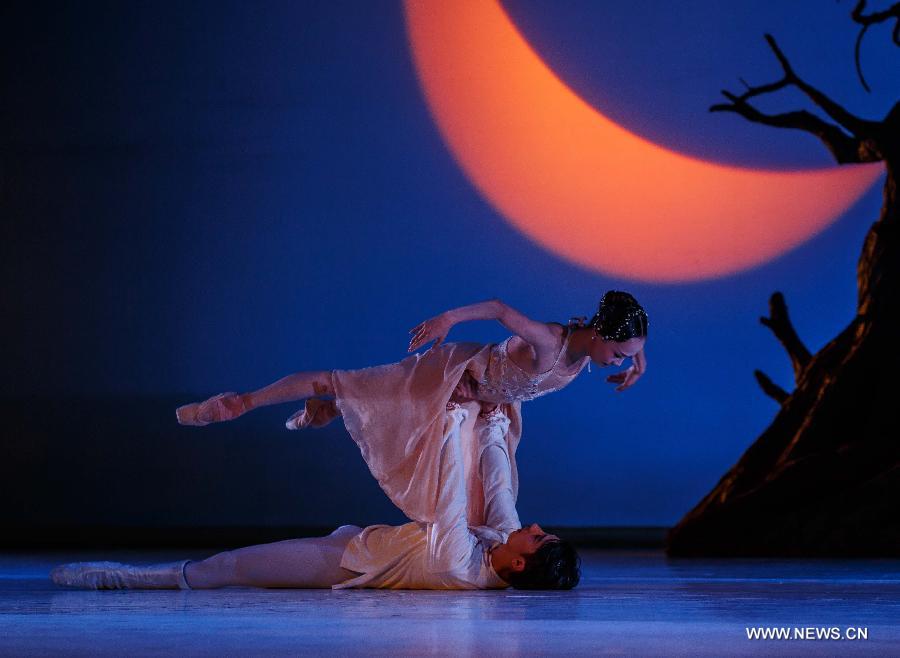 Ballet Romeo and Juliet performed in E China