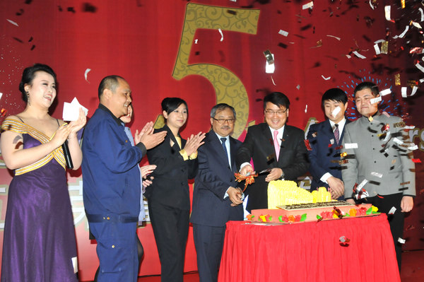 Luxury hotel celebrates 5th anniversary