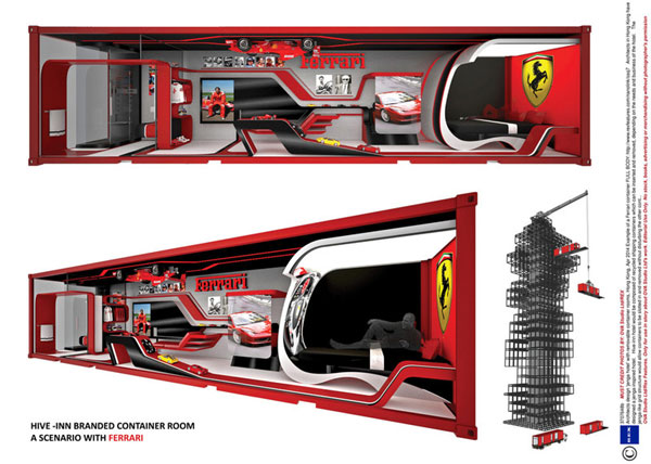 Hive-inn hotel design unveiled