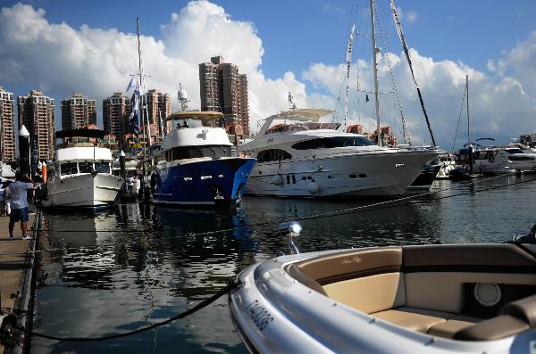 Yacht exhibition opens in HK
