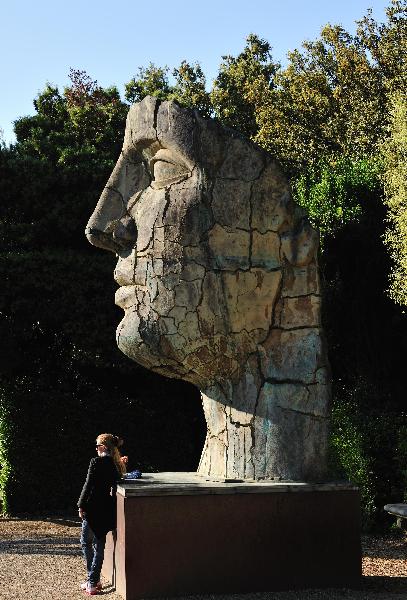 Unique human landscape in Florence, Italy