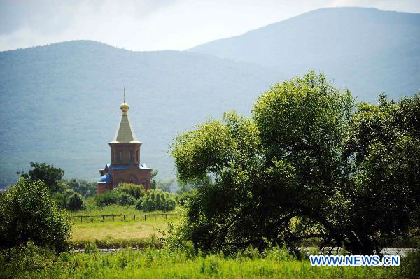 Amazing landscape of Heixiazi Island, NE China