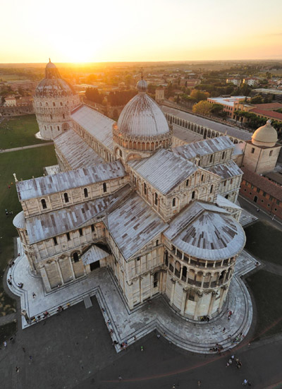 Medieval architecture on display in Pisa