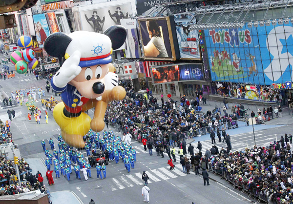 85th Macy's Thanksgiving day parade in New York