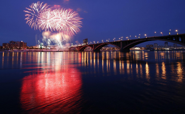 Fireworks for New Year