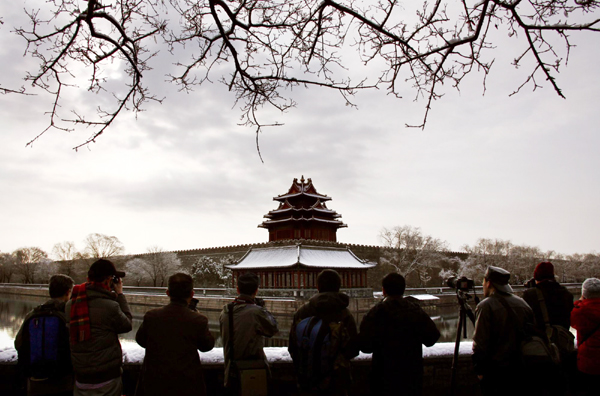 Beijing turns white