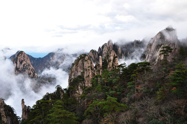 Head in the clouds at Huangshan Mountain