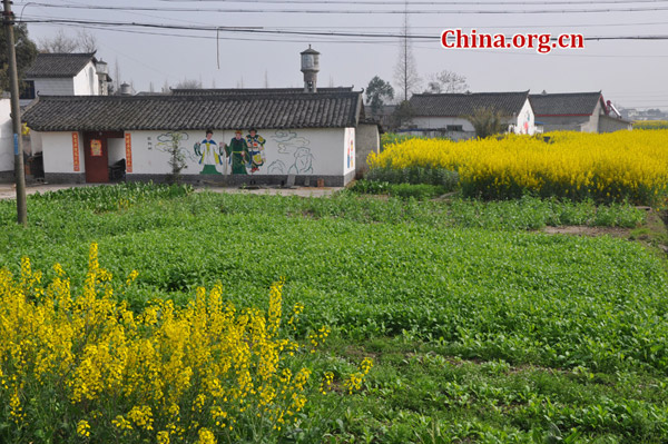 Spring scenery in Mianzhu, Sichuan