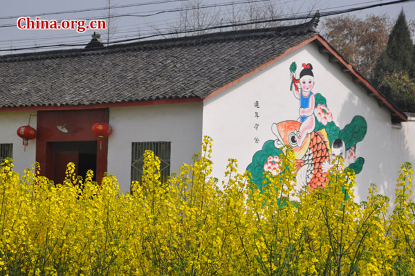 Spring scenery in Mianzhu, Sichuan