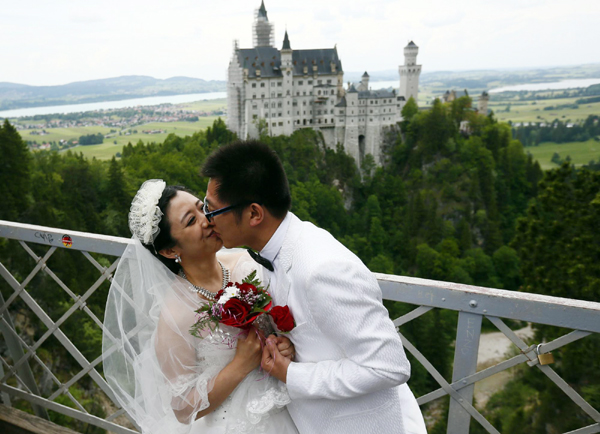 Group marriage at Neuschwanstein Castle