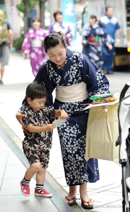 Japanese celebrate 'Tanabata' festival in Tokyo