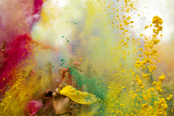 Holi festival in Berlin